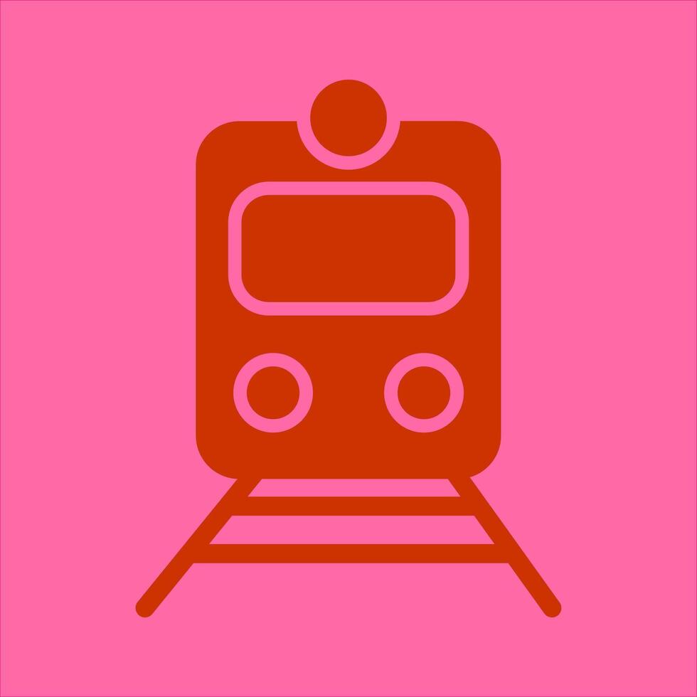 Railway Car Icon Design vector