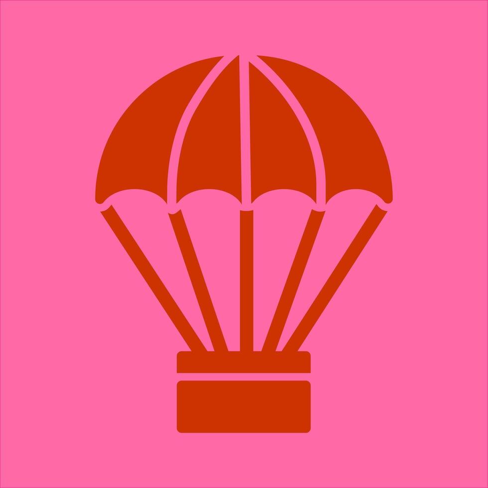 Hot Air Balloon Icon Design vector