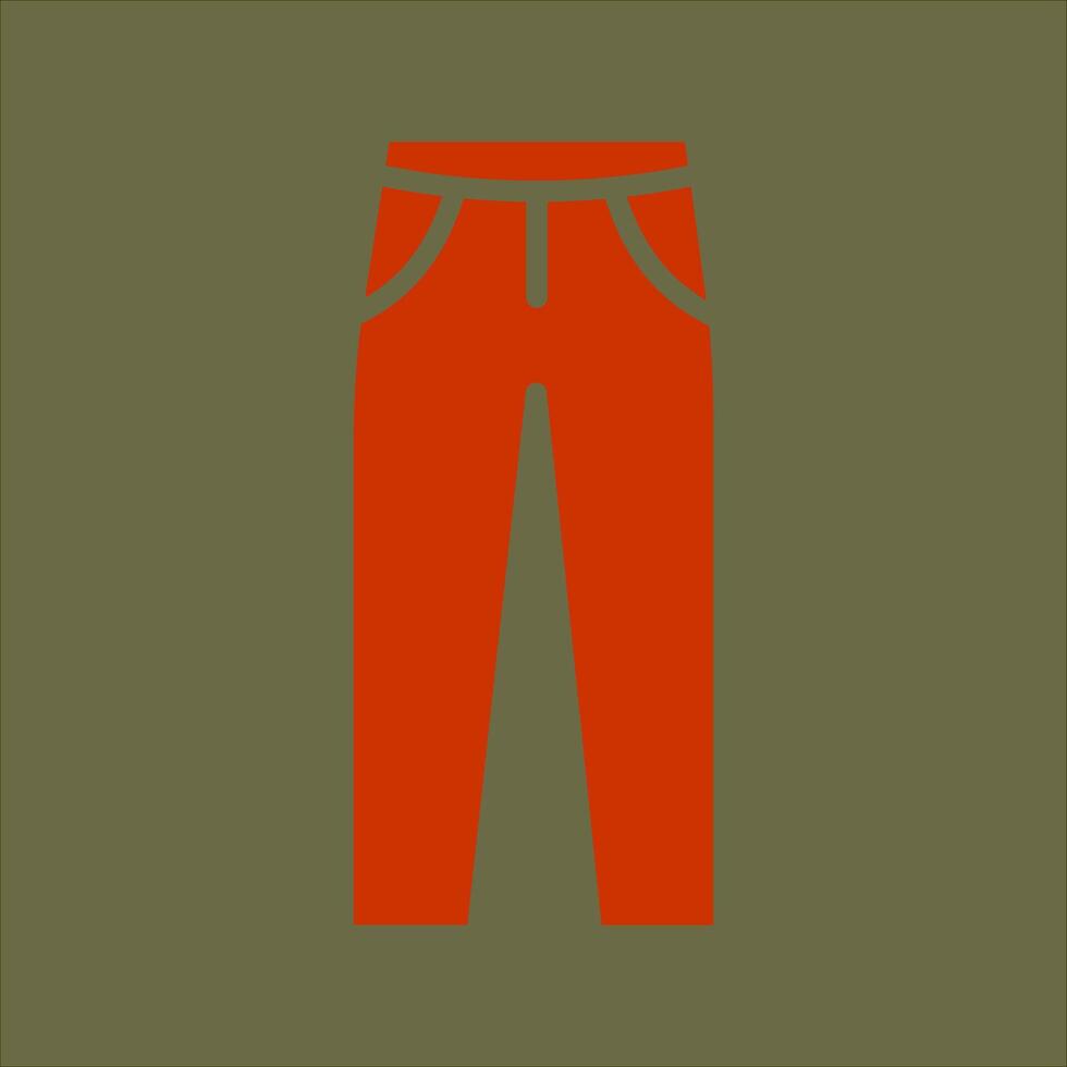 Pants Icon Design vector