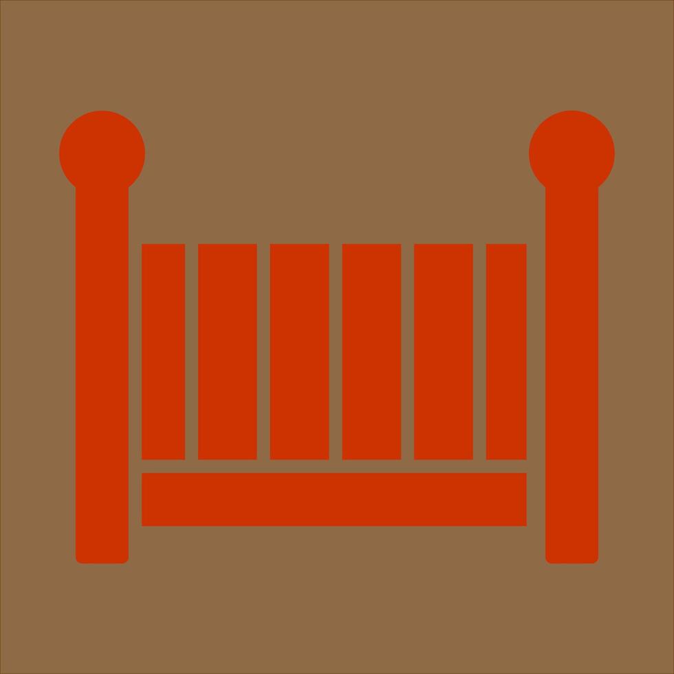 Nursery Cots Icon Design vector