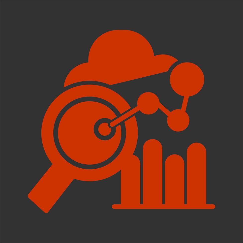 Workforce Analytics Icon Design vector