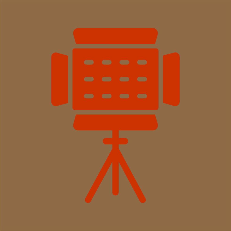 Photography Lighting Icon Design vector