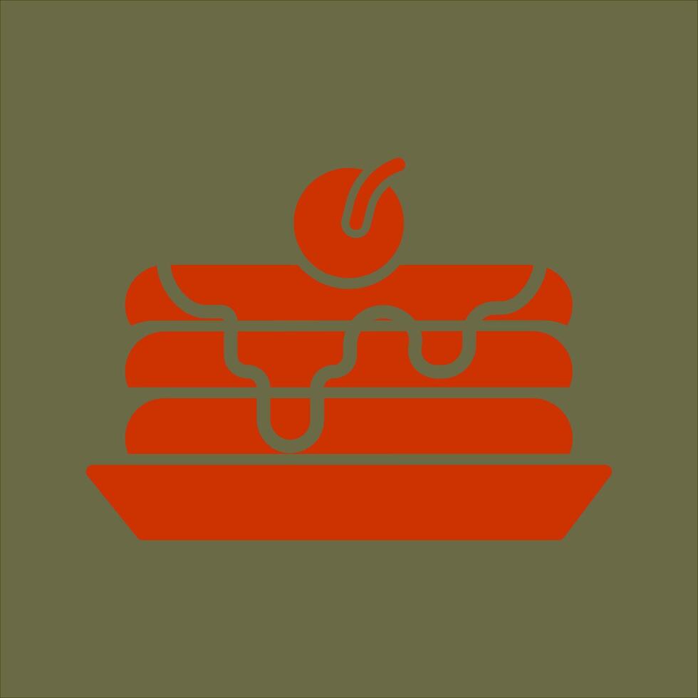 Pancakes Icon Design vector