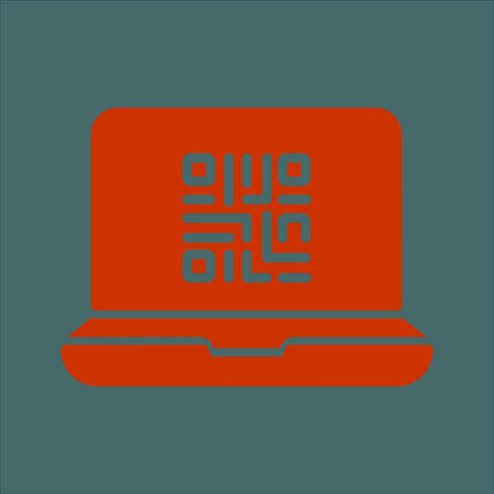QR Code Scanner App Icon Design vector