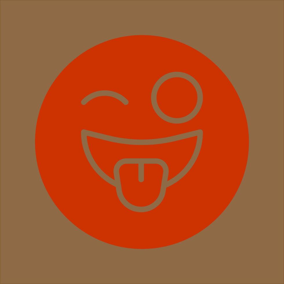 Zany Face Icon Design vector