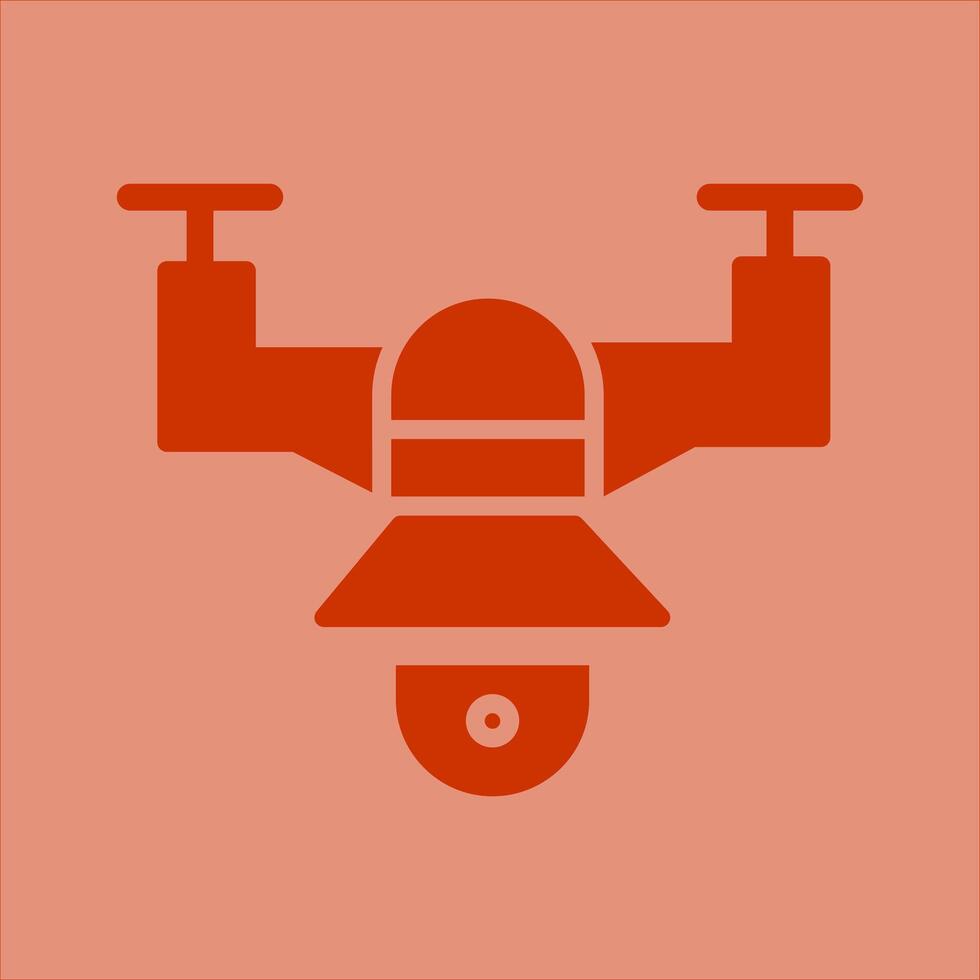 Drone Photography Icon Design vector