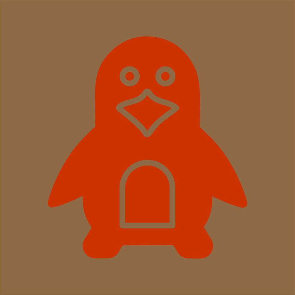 Penguin Icon Design vector