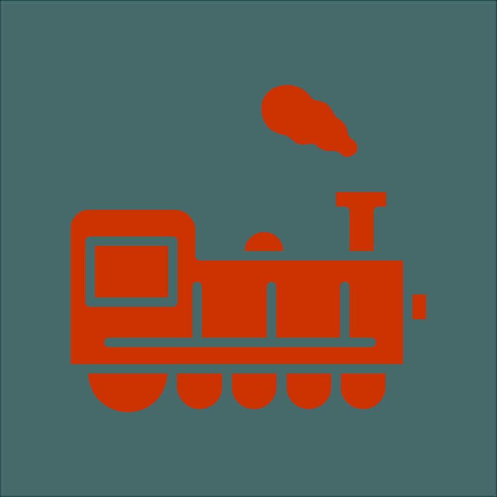 Locomotive Icon Design vector