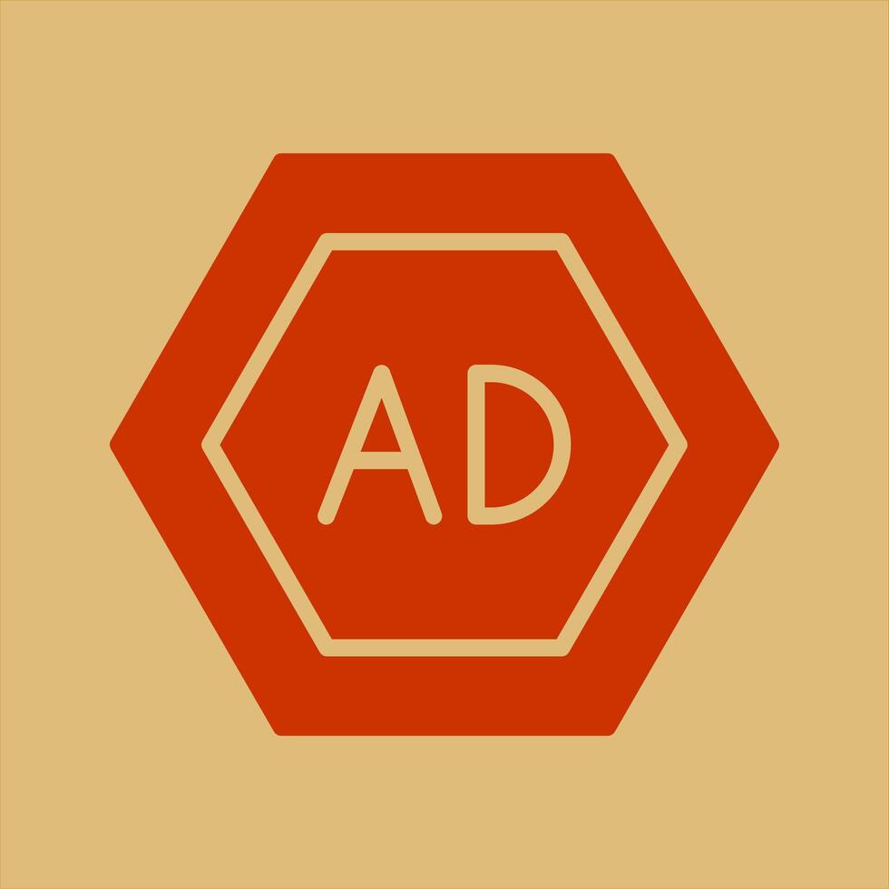 Ad Blocker Icon Design vector