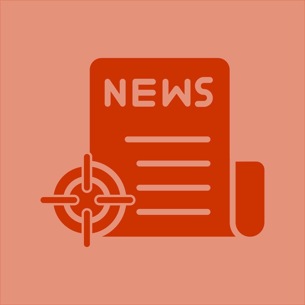 News Scoop Icon Design vector
