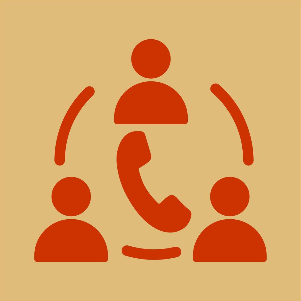 Contact Team Icon Design vector