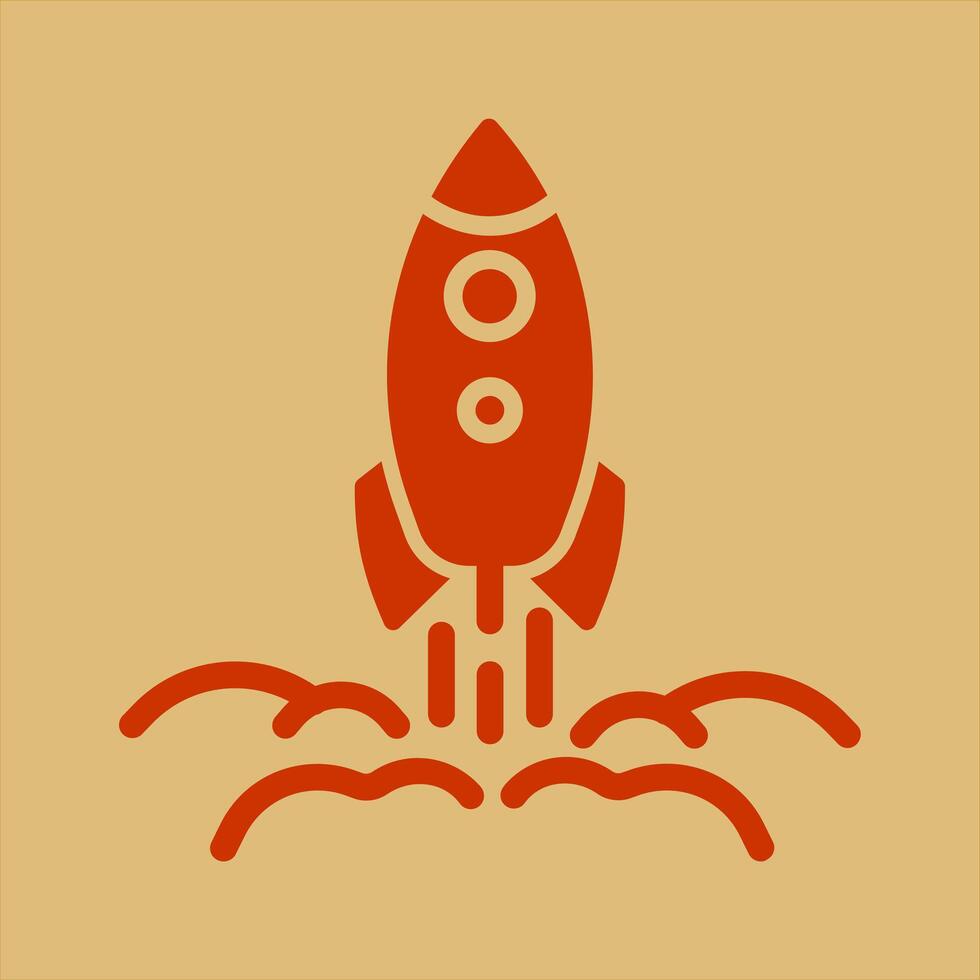 Rocket Icon Design vector