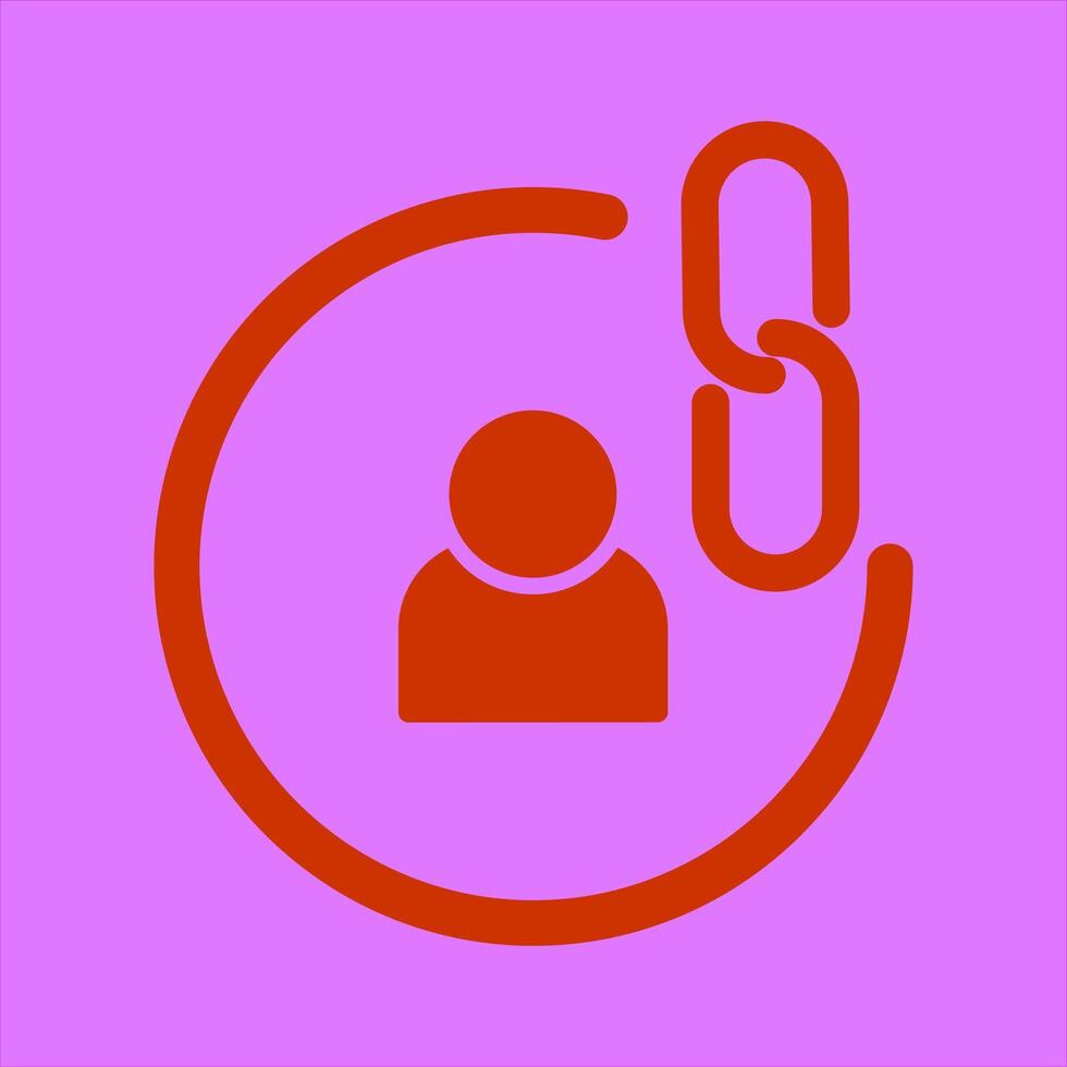 Contact Links Icon Design vector