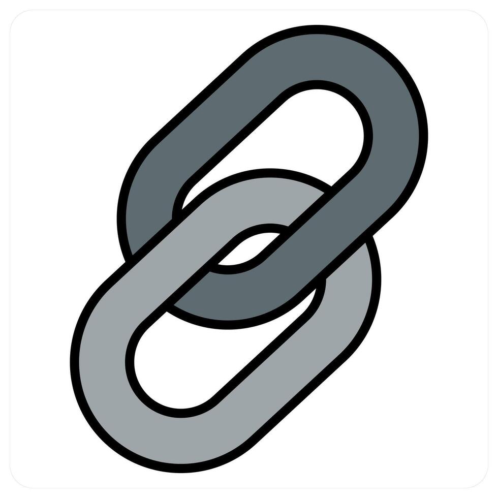 Link and chain icon concept vector