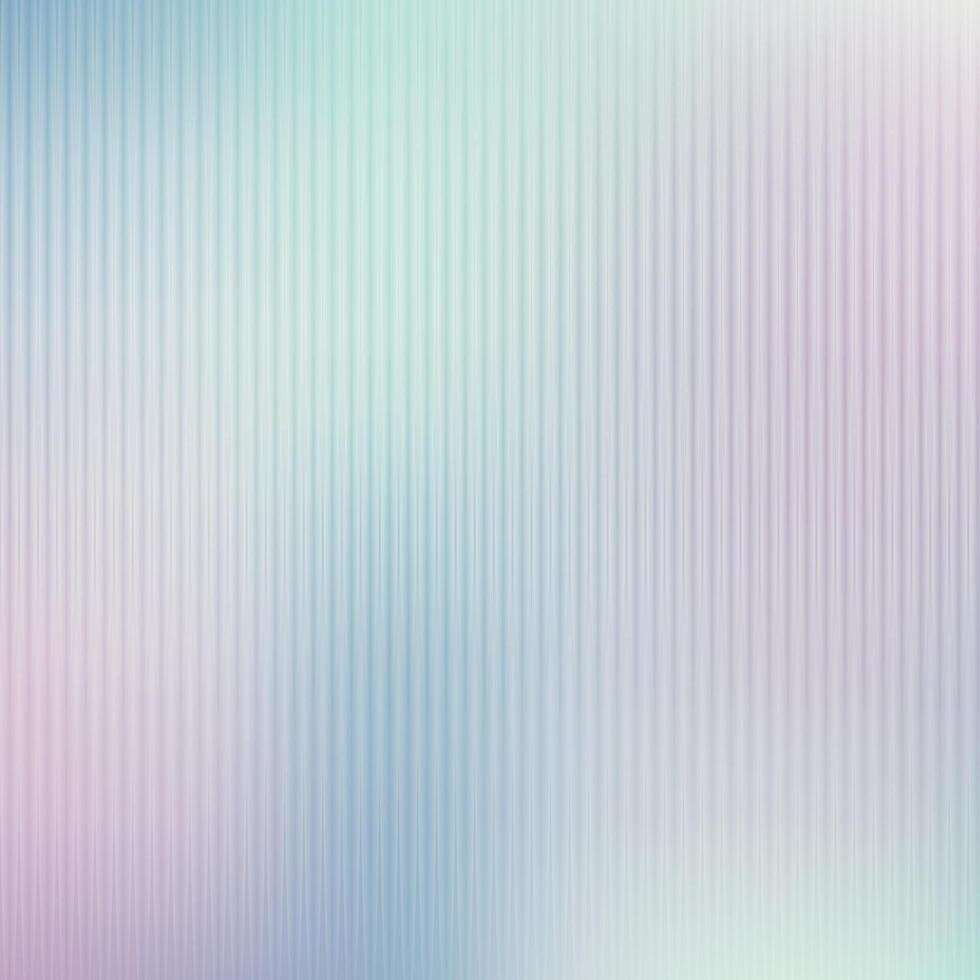 Ribbed Glass Texture Effect blue and violet sky Background with copy space. Frozen ice vertical line stripes pastel wavy gradient banner. Refraction acrylic bath separation blurred wall. vector
