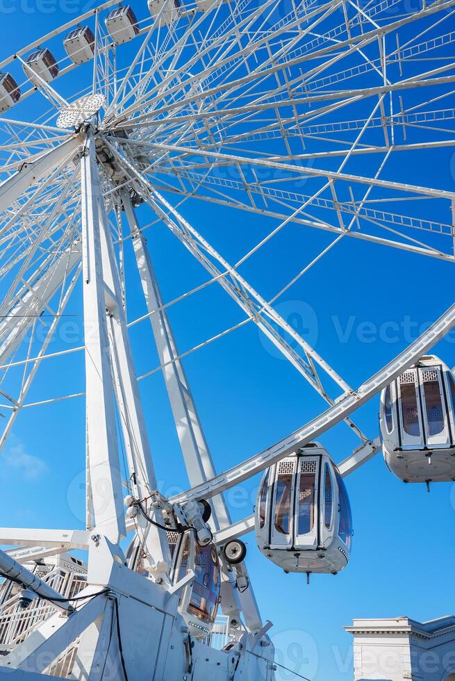 Large Ferris Wheel with Enclosed Gondolas in San Francisco photo
