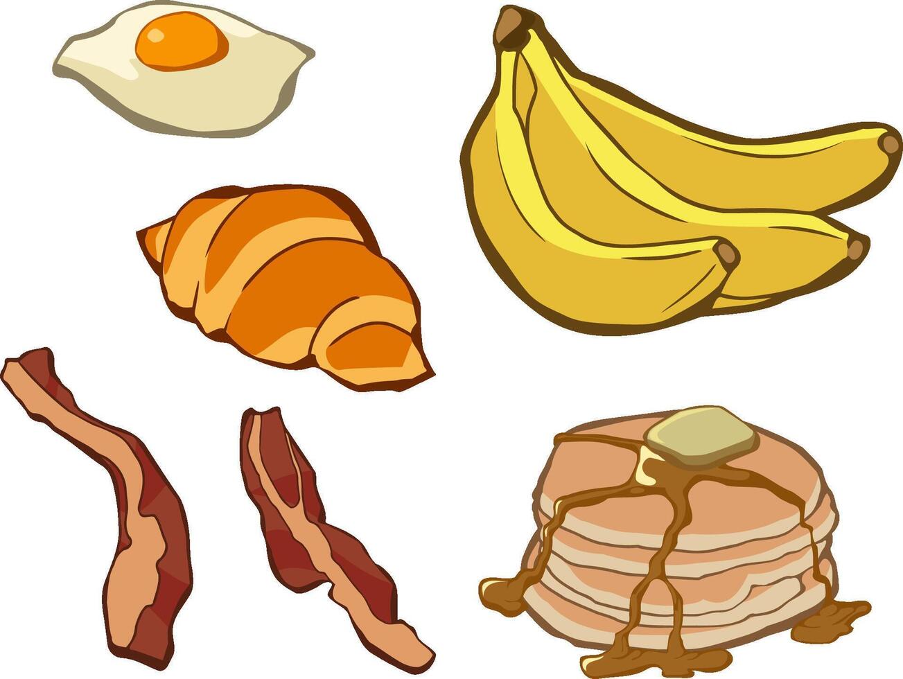 Breakfast Food Collection vector