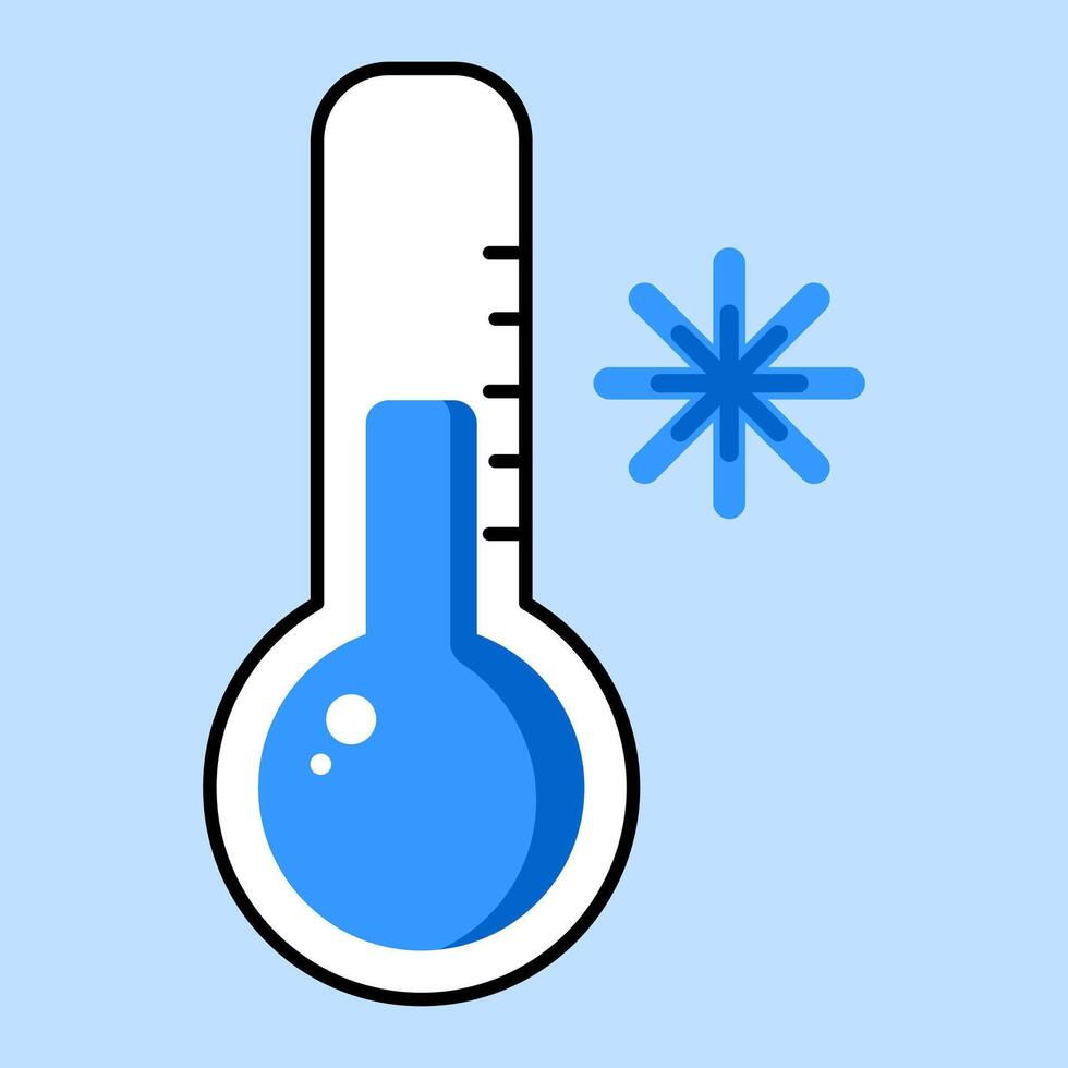Weather thermometer illustration. Hot temperature. Red scale thermometer. Sunny weather. image vector