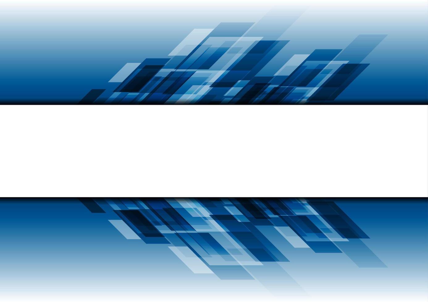 Blue technology background with arrows vector