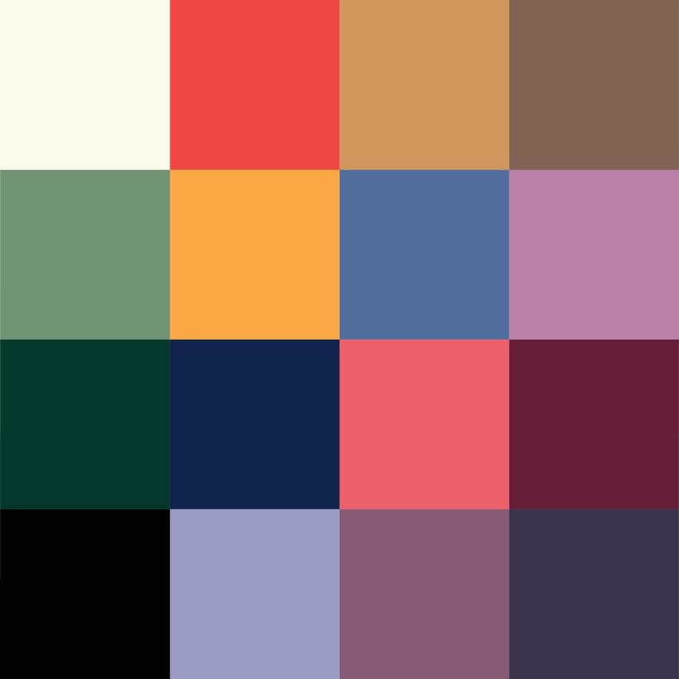 Colour palette with different shades and gradient. Set of creative gradient pallete color, Color Gradient Background Palette, Fashion bright neon color trend pallete. vector