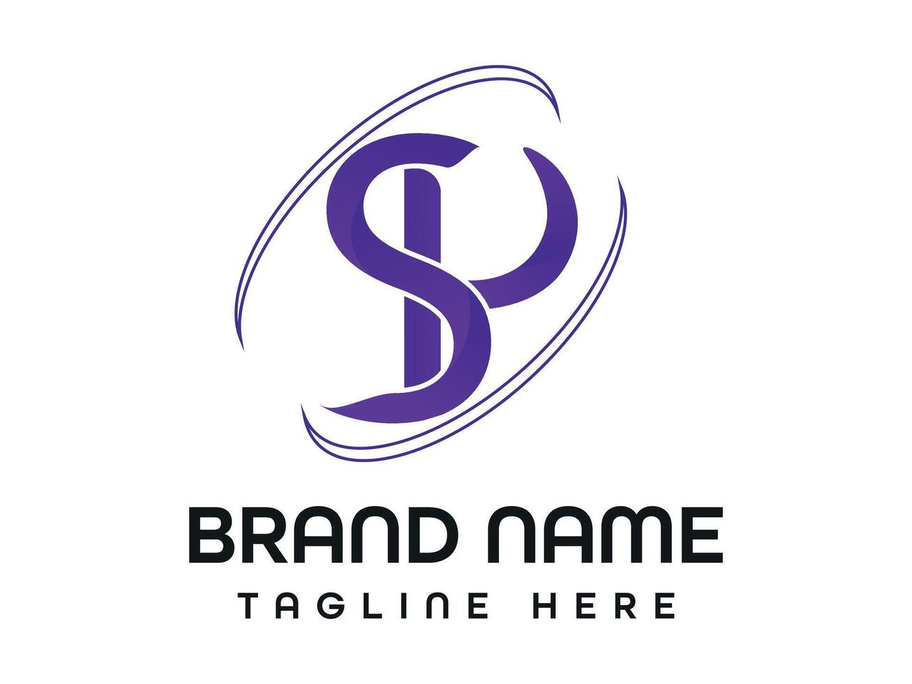 S P Letter Logo design vector