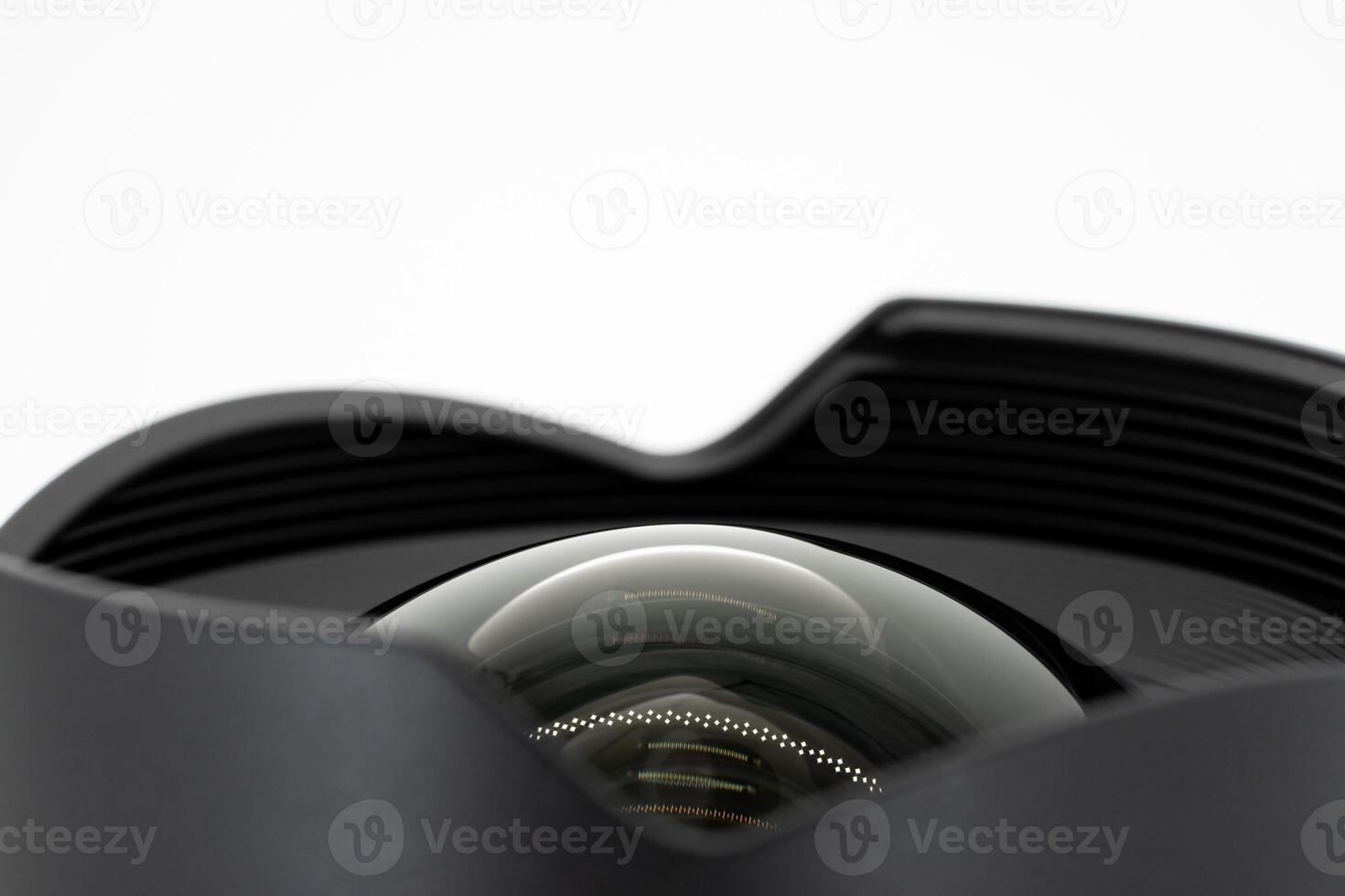 Ultra wide lens, to make items close to the lens look larger than they are, and distant backgrounds appear farther and smaller than they are. photo