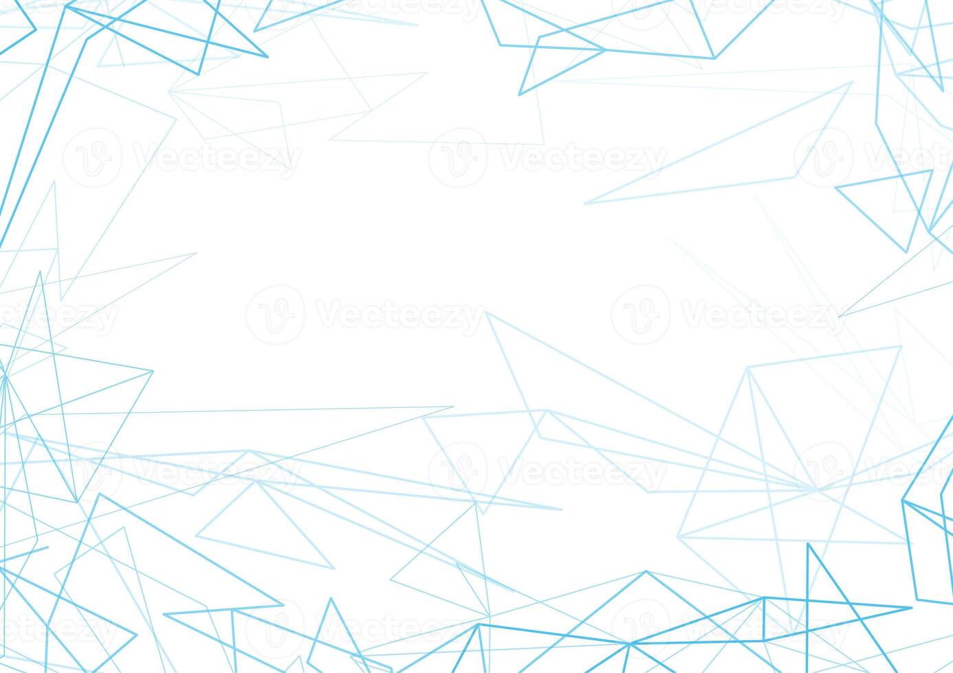 Geometric simple minimalistic background. Blue pattern of triangles of different shapes. Bright creative symmetric texture. photo