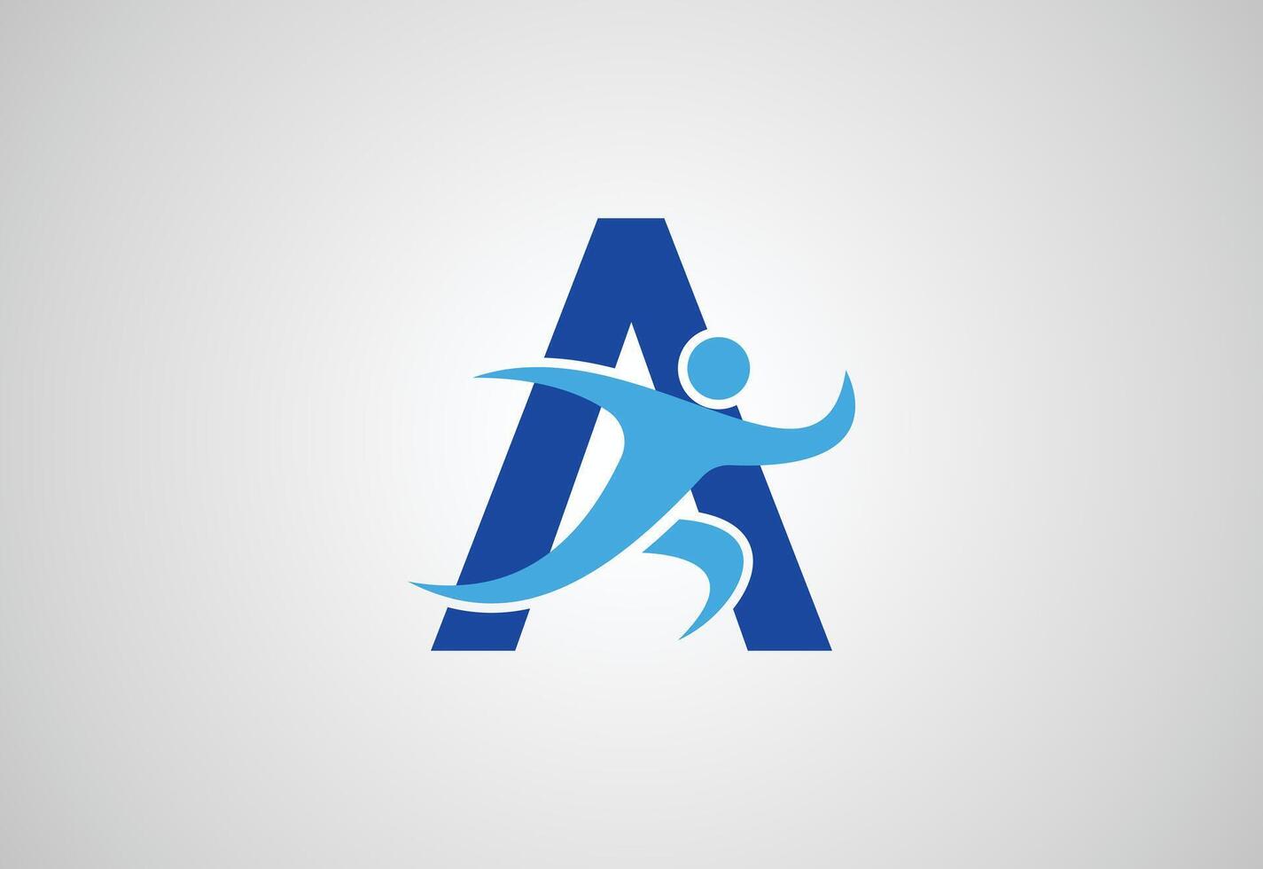 Initial Alphabet Letter A logo design, design concept vector