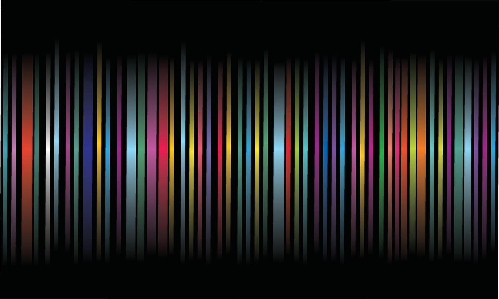 Spectrum of Colorful Vertical Lines Background vector