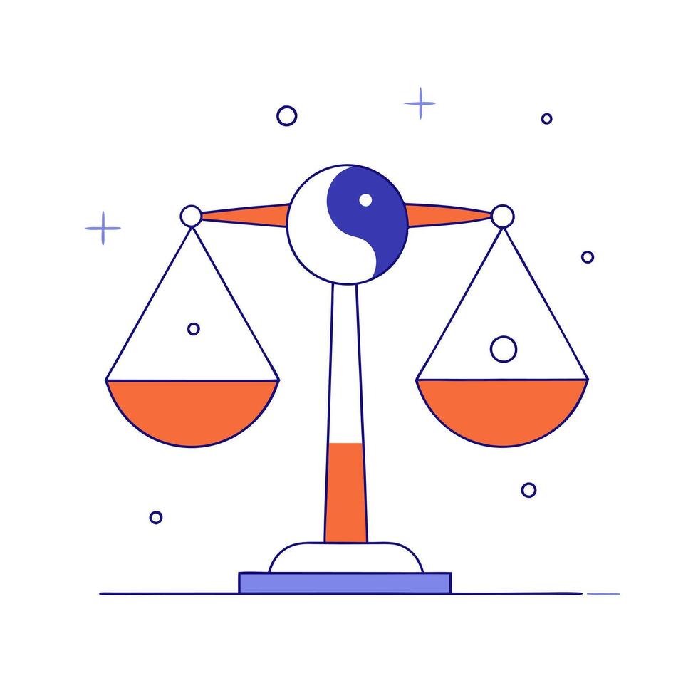 Holographic balance with Labh Pancham symbol and copy space vector