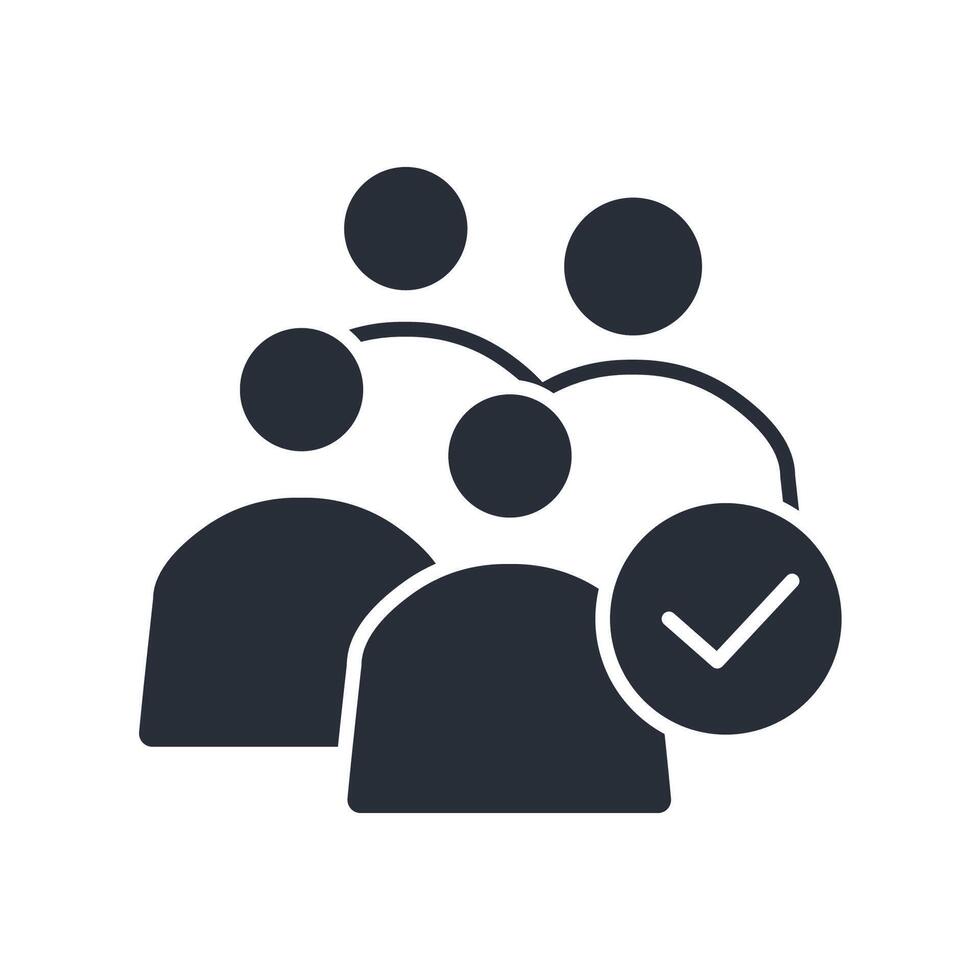 Users icon. .Editable stroke.linear style sign for use web design,logo.Symbol illustration. vector