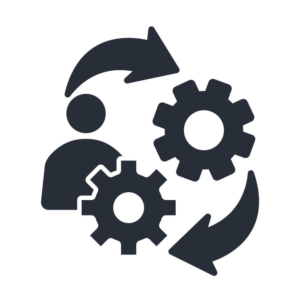 settings icon. .Editable stroke.linear style sign for use web design,logo.Symbol illustration. vector