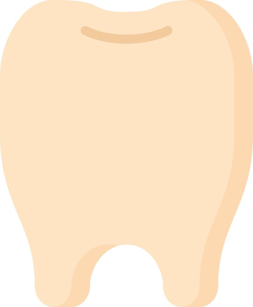 A tooth with a white background vector
