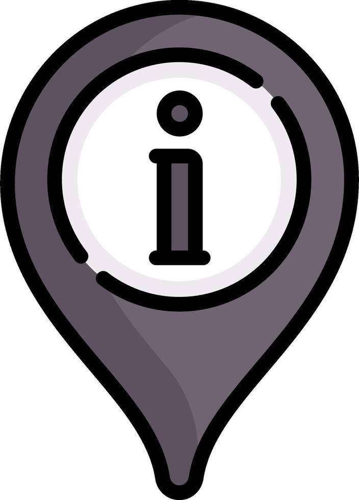 A map pointer with the word i in it vector