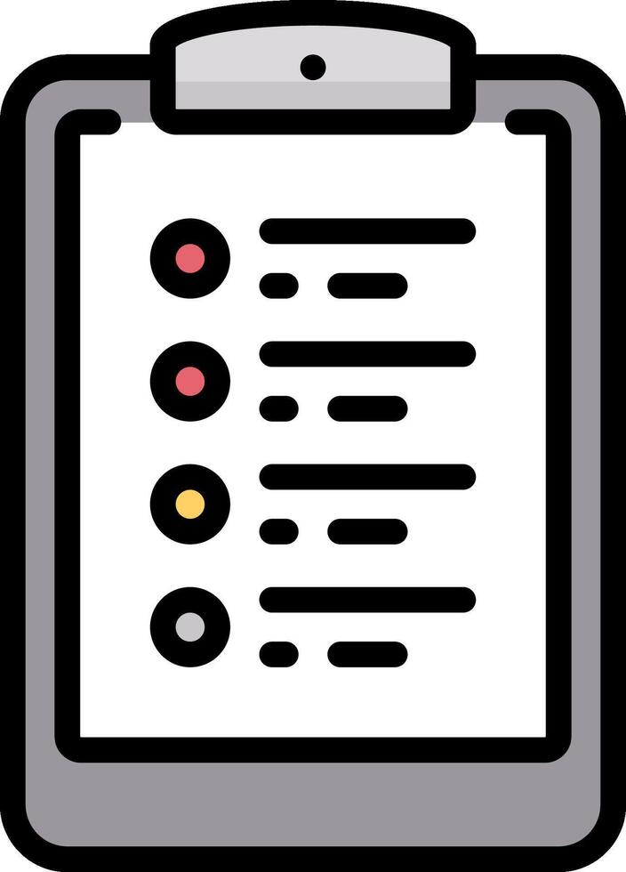 Clipboard with checklists and checkmarks on it vector