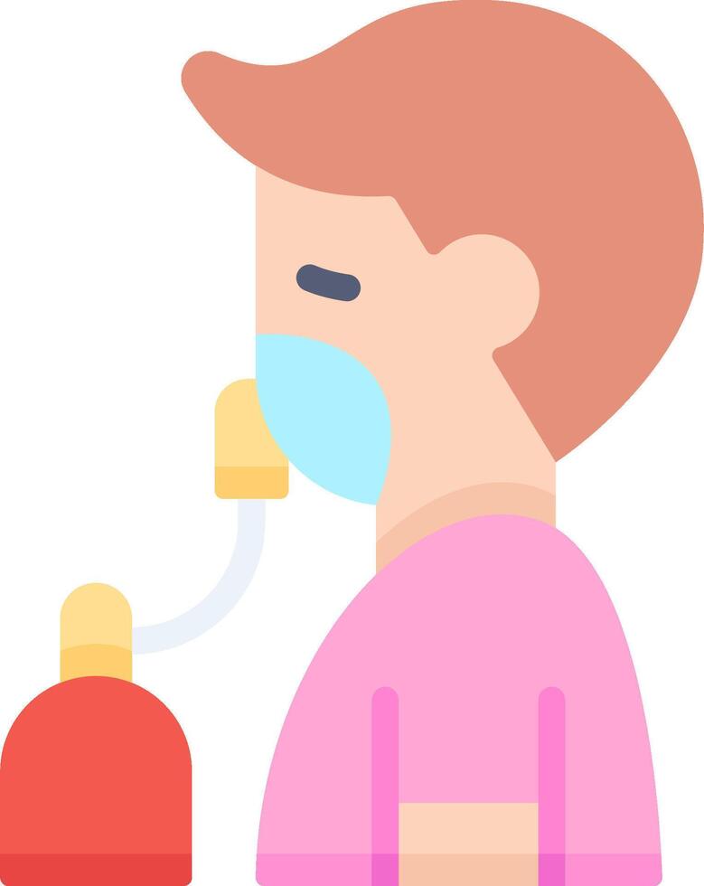 Illustration of a man with a mask on his face vector