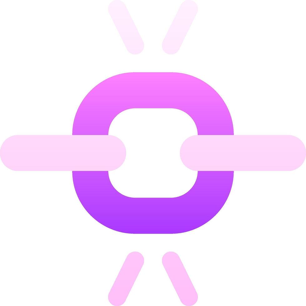 A purple and pink logo with a circle vector