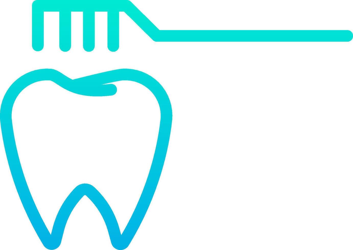 A toothbrush and toothpaste icon vector