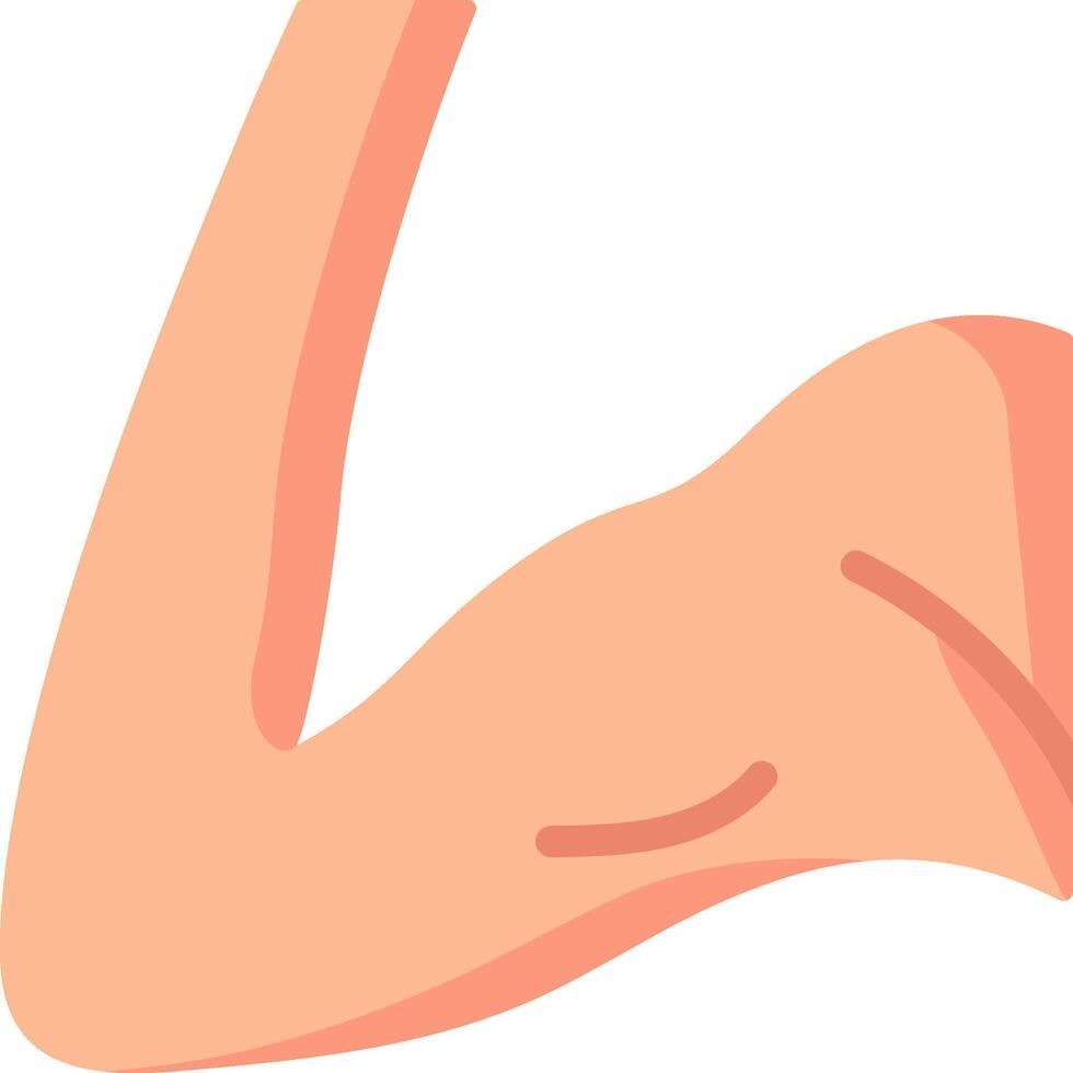A cartoon arm with a fist on it vector