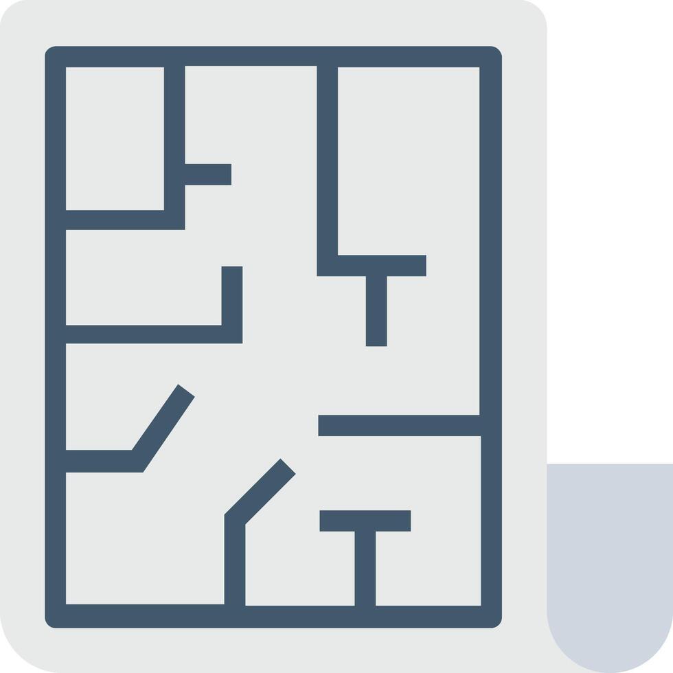 A maze icon with a square shape vector
