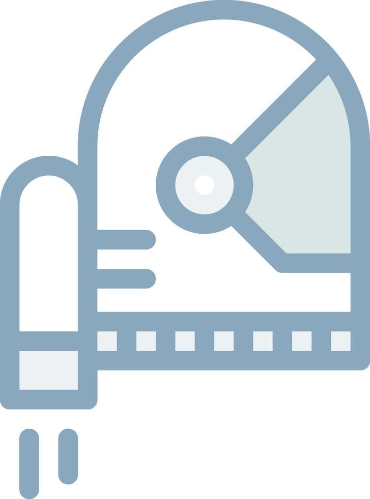 Space helmet icon illustration vector