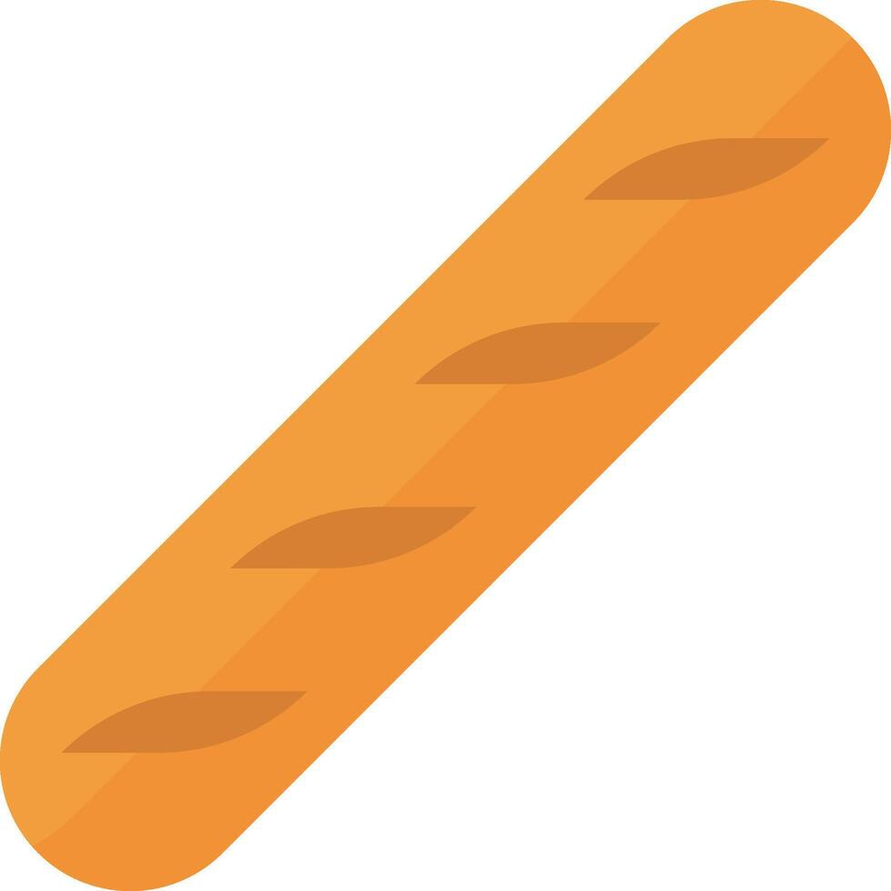 A long bread stick icon on a white background vector