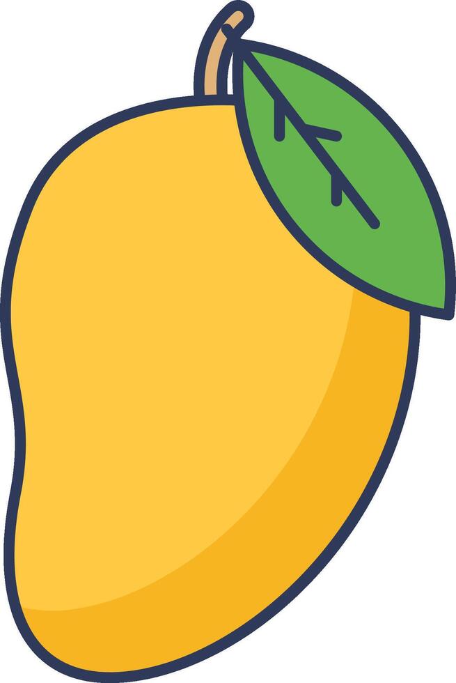 Mango fruit icon illustration design vector