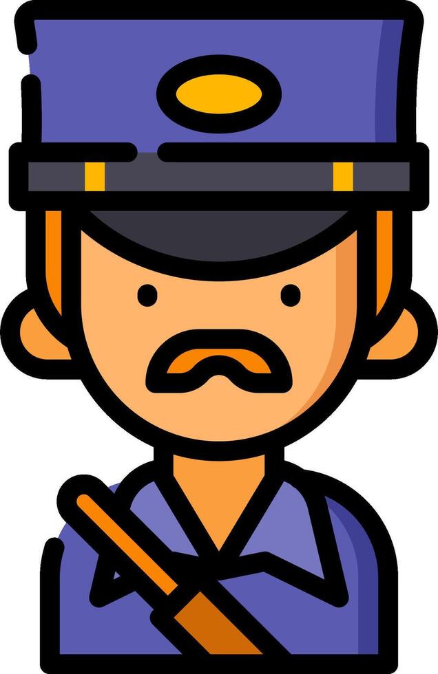 Police officer clip art vector