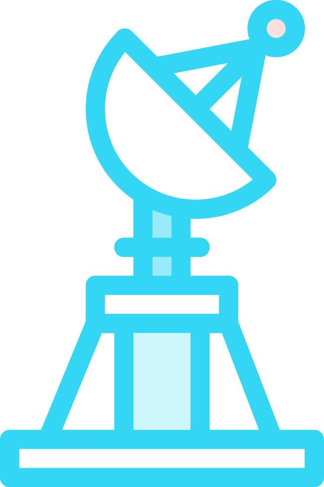 A satellite dish icon on a white background vector