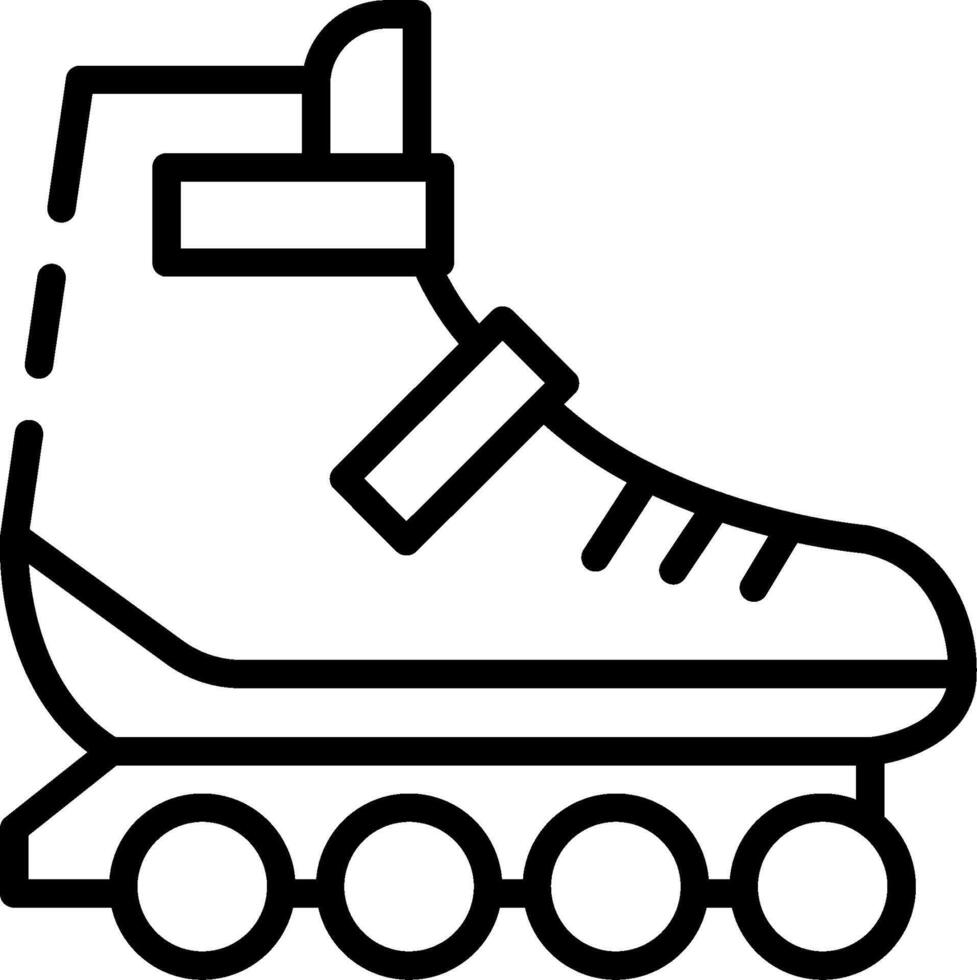 Roller skate icon vector