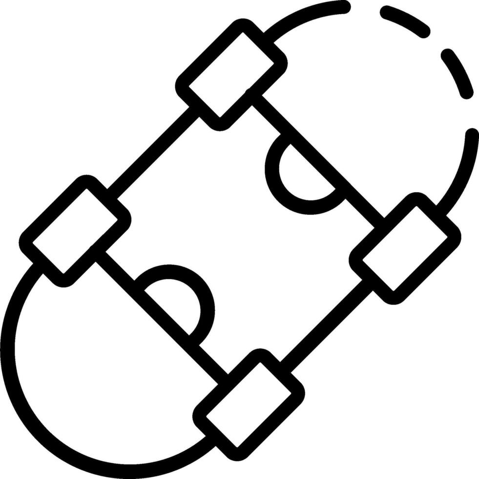 A skateboard with wheels and a skateboard logo vector