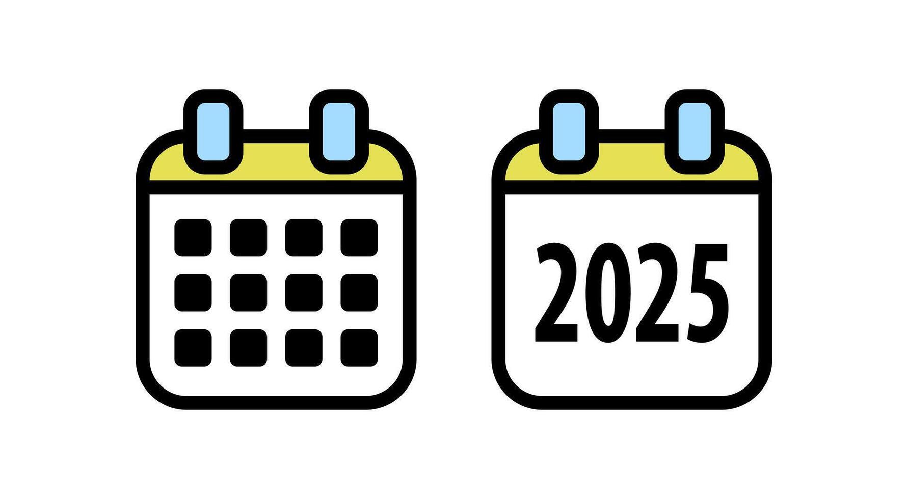 Calendar icon illustration. vector