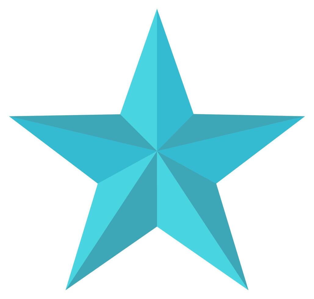 Star icon isolated on white background. vector