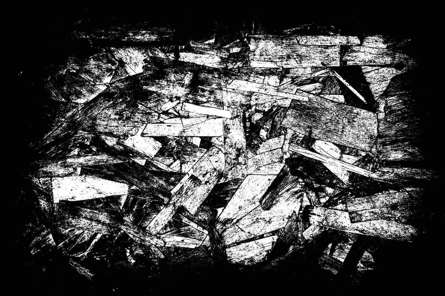 Grunge Wooden Texture Black and White Abstract Design vector